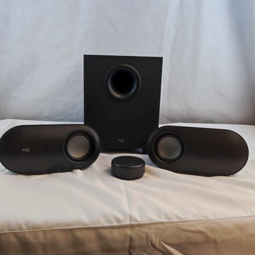 Used Logitech Z407 Bluetooth Computer Speakers with Subwoofer - Own4Less